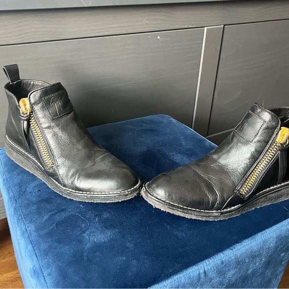 Giuseppe Zanotti Parr Leather Boots SZ 40 - Picture 4 of 7